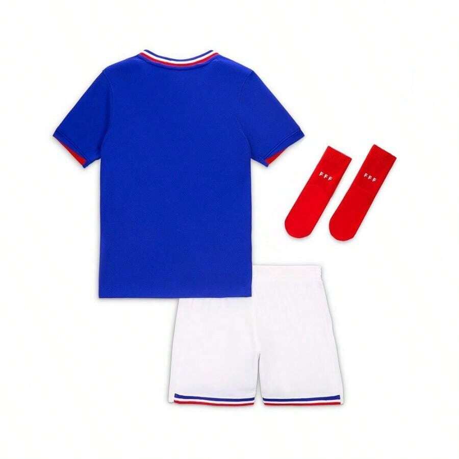 Nike Nike Baby Boys And Girls Blue France Nanal Team 2024 Home Stadium Jersey Kit Set SHEIN USA