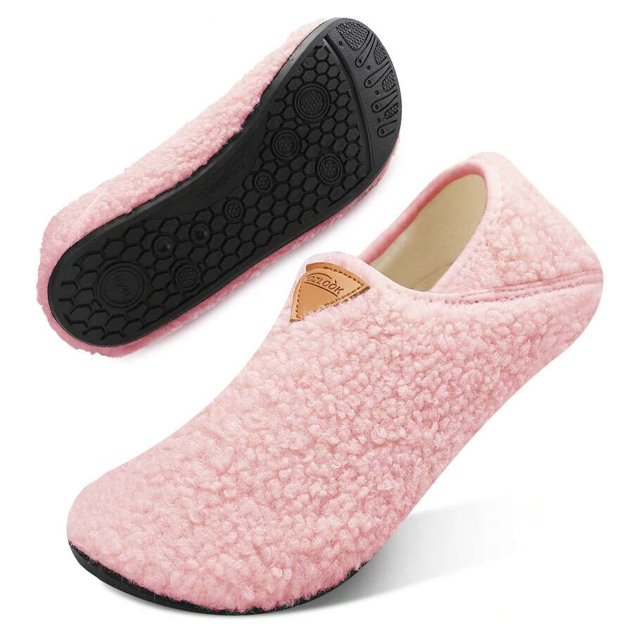House Slippers For Mens Slippers House Shoes, Soft Slipper Socks With Non Slip Sole Portable For Hospital Travel Indoor Outdoor