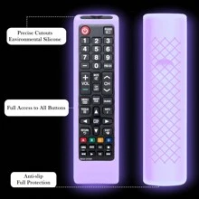 Étui en silicone compatible avec la télécommande TV, s'adapte aux modèles BN59-01199F, BN59-01301A, BN59-01315A, fluorescent dans le noir, léger, antichoc et antidérapant, compatible avec la télécommande Smart TV, plusieurs couleurs disponibles
