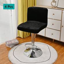 1 szt./4 szt./6 szt. Miękki wielokolorowy diamentowy aksamitny pokrowiec na krzesło barowe, diamentowe aksamitne pokrowce na krzesła barowe, kwadratowe pokrowce na krzesła barowe, pokrowce na krzesła o wysokości lady, zmywalne pokrowce na krzesła barowe, obrotowe pokrowce na krzesła barowe, do jadalni