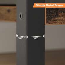 6-Layer Ladder Shelf Bookcase, Living Room Country Industrial Style Vertical Shelf Storage Organizer, Suitable For Bedroom, Living Room, Home Office Retro Color/Grey/Black