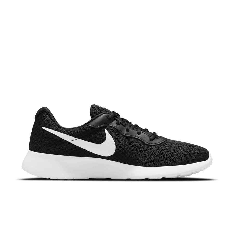 Men's Tanjun Sneakers, Breathable Textile Uppers And Comfortable Lightweight Cushioning - 黑/白 - 查看 1