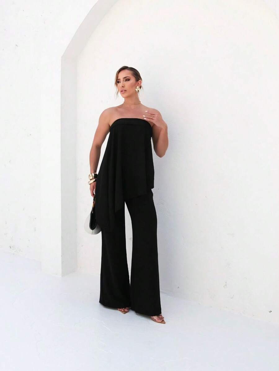 STRAP-OFF TUNIC SET - Negro - Ver 1