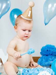 1pc Custom Boys Girls Birthday Number Hat, Personalized Kids Mini Number Hats, Custom Headband Birthday Party Decoration, Custom Adult Anniversary Hats, Personalized Cake Smash Party Hat, Custom Party Supplies, Celebration Decoration, Birthdays, Idea Gift For Valentine's Day, Or Anniversaries, Wedding Gift, Couples Gift, Holiday Gifts Back To School Winter Gift Ideas Boy Girl Valentine's Day