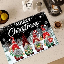 1 tấm thảm quầy pha cà phê in chữ hình ông già Noel người tuyết Giáng sinh, tấm lót thoát nước, thảm thoát nước máy pha cà phê bằng silicon, chống trượt, thảm lau bát đĩa siêu thấm có thể giặt được, dùng cho mặt bàn, nhà hàng, nhà bếp, đồ trang trí bàn ngoài hiên, đồ dùng nhà bếp tại nhà, đồ trang trí bề mặt Giáng sinh - Nhiều màu - Xem 3