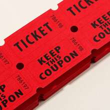 200 张 Tacticai 抽奖券，优质 50/50 抽奖券（6 种颜色选择），活动门票、入场券、筹款活动和奖品 - 彩色 - 查看 2