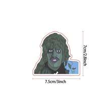 5pcs Do You Love Me? Old Man Bumper Sticker,Reusable On Laptops, Bottles, Trucks, Phones, Motorcycles, Windows, Walls, Cups - Fun Decal For Personalization - Multicolor - View 3