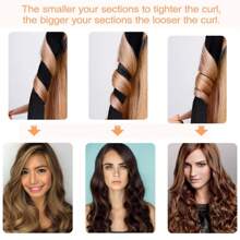 Silk Double Layer Bonnet With Heatless Hair Curler Set, Overnight Curl Kit To Sleep In, Satin Lined Hair Bonnet And Heatless Curls Headband For Women Natural Curly Shower Cap Sleep Cap Home Bathroom Decor Summer Back To School - Pink - View 4