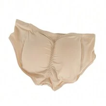Mens Padded Briefs Hips Butt Lifter Panty Underwear Body Shaper Shapewear Underpants - 米色 - 查看 4