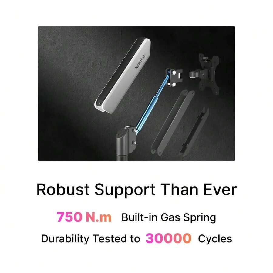 Nearhub Single Monitor Stand Adjustable Desk Mount Arm For Support 13