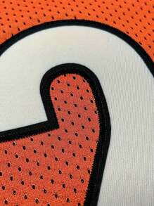 Customized Name And Number Boyfriend Style Men's Embroidered American Football Jersey Cincinnati Orange V-Neck Personalized Short Sleeved Shirt Party Game Training Competition Sports Top DIY S-XXL Stylish,Fashion,Hipster,Casual,Minimal Chic Personalized,Customized,Custom,Unique Guy Costumes,Capsule Wardrobe,Men Basic/Street Style Ideal Gifts For Him Boyfriend,Family,Friends For Birthdays,For Vacation/Holiday,For School/Competition,For Sports/Climbing - Orange - View 5