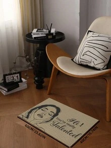 1 tấm thảm chùi chân, thảm chùi chân trong nhà chống trượt thời trang cho nữ, thảm chùi chân ngoài trời cho phòng khách, phòng ngủ, phòng tắm, trang trí nhà bếp - Nhiều màu - Xem 11