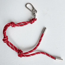 1 pieza Accesorio de llavero con charm de bolsa, accesorio decorativo hecho a mano de estilo minimalista, con cuerda hecha a mano, estilo deportivo, estilo de dinero antiguo, accesorios de llavero para hombres y mujeres