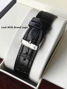 Pablo Raez 1pc Man Watch Business Wristwatch For Man Stainless Steel Silver IPS Case Luxury Black Soft & Comfortable Microfiber Leather Fashion Double Dial Third Dimension Design With Date 50M Waterproof Brand New Male Quartz Wristwatch Sports Casual Clock Nice Gifts For Friend Or Family Father Fit For Daily Life/Work/Party Decoration Dress Watch Graduation Wedding Presents