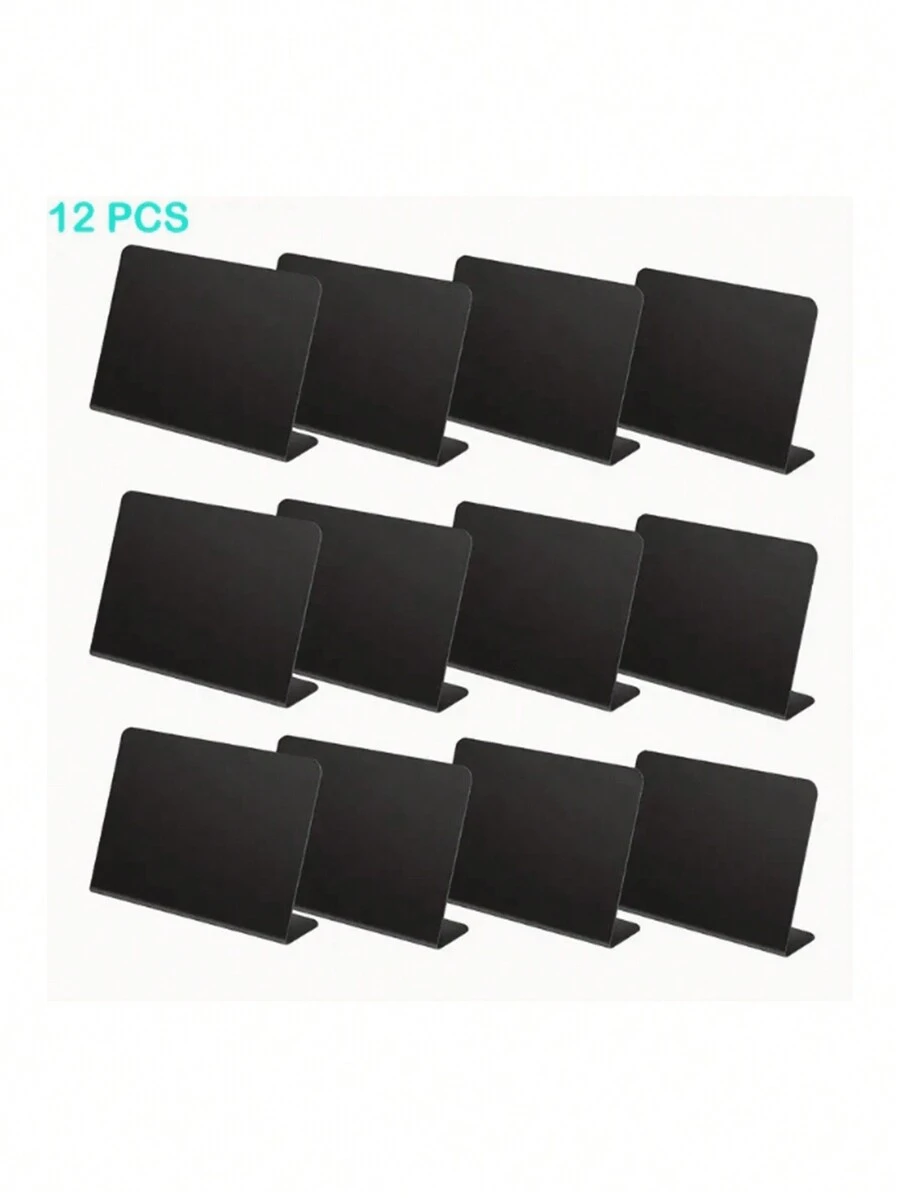 12 LVShaped Mini Chalkboard Signs Acrylic Chalkboard Buffet Labels
