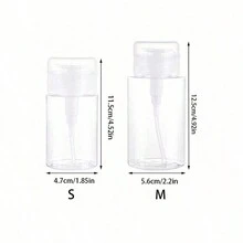 1 cái bơm đựng sơn móng tay và nước tẩy trang - Trong sáng - Xem 2