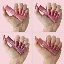 Kit Esmalte Dailus 4 Cores Tons de Rosa Cremoso Festa Junina