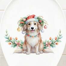 创意圣诞卡通厕所装饰墙贴，防水可移除浴室墙贴 - 多色 - 查看 29