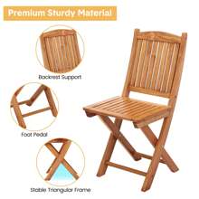 3 Pieces Outdoor Patio Bistro Set,Outdoor Folding Table And Chairs,Patio Furniture Sets With Folding Patio Round Table And Chairs,Bistro Table And Chairs Set For Garden,Backyard,Balcony,Porch