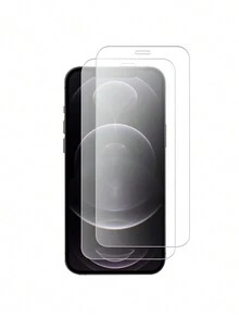 2 miếng kính cường lực bảo vệ màn hình chống sốc tương thích với các mẫu Apple IPhone 16/16Plus/16Pro/16Promax - Trong sáng - Xem 32