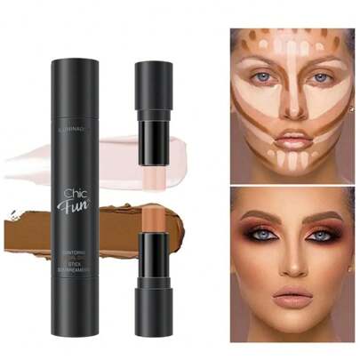 Chic & Fun Bastão De Contorno E Iluminador 2 Em 1