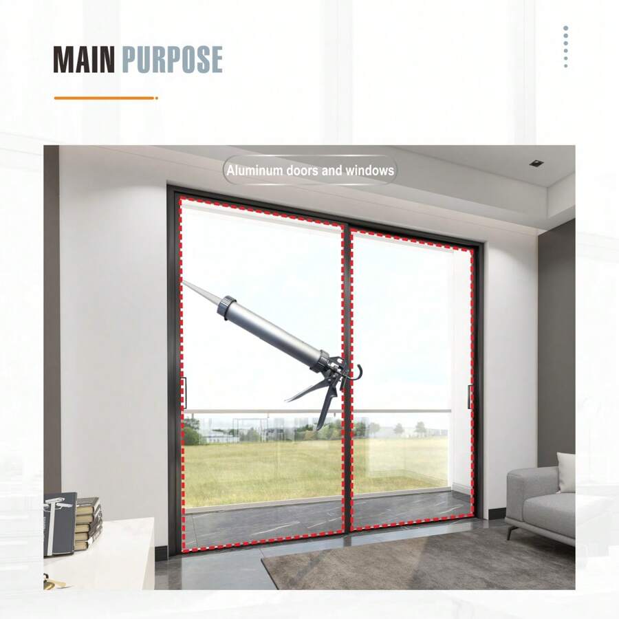 6500 Premium Silicone Sealant, WeatherResistant Waterproof Exterior