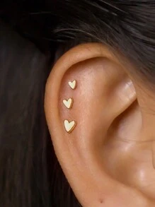 1Pc 925 Sterling Silver Earring For Women 2024 Piercing Stud Earring Romantic Suitable For Party Bridal Jewelry Fine Jewelry