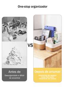 Natural Bamboo Dirty Clothes Storage Frame, Linen Lining With Lid, Portable - Conjunto pequeño redondo de tres piezas. - Ver 8