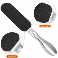 Biutee Foot File For Dead Skin Pedicure Foot Files Callus Remover Professional Sandpaper Pedicure Tools Reusable Stainless Steel Double Sided Foot Rasp Foot Scrubber Pedicure With 12 Replaceable Pads - Black - View 2
