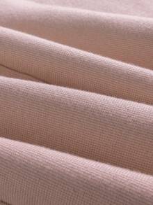 GIGOGOU Thick Autmn Winter Warm Knit  Women Sweater Skirt - Pink - View 6