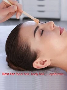 50/100 que làm đẹp, que trộn mặt nạ, que tẩy lông, que làm kem, thìa gỗ phết sáp, que tẩy lông toàn thân, sản phẩm chăm sóc tóc và phụ kiện cho tiệm cắt tóc, đồ dùng làm đẹp thiết yếu khi đi du lịch - Nhiều màu - Xem 2