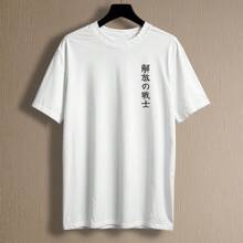 Japanese Anime T-Shirt  Gear Joyboy Pirate Straw Hat Manga Drawing Unisex Male Female 100% Cotton Top Premium Streetwear New Release Fast Shipping Various Colors!! Plus Size - trắng - Xem 2