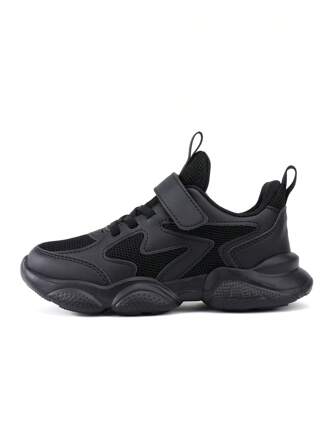 Black Mesh Breathable Casual Shoes, Kids Sports Shoes For School, Events & Everyday Wear