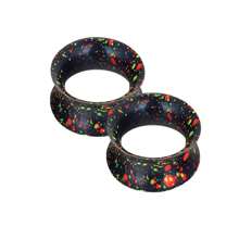 4 Cặp nút tai silicon mềm dẻo Unisex, nút mở rộng, dụng cụ đo, rỗng, co giãn, xỏ khuyên cơ thể, trang sức 2G-3/4 6-20MM - 4 cặp E - Xem 8