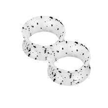 4 Cặp nút tai silicon mềm dẻo Unisex, nút mở rộng, dụng cụ đo, rỗng, co giãn, xỏ khuyên cơ thể, trang sức 2G-3/4 6-20MM - 4 cặp E - Xem 7