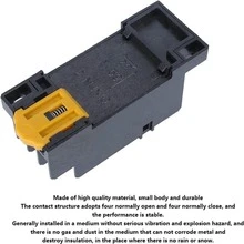 Power Relay, MY4NJ 14 Pin Electromagnetic Relay With Base Coil Power Relay For Rail, My4nj Encapsulated Relay With Din Rail Base - 110V - View 2