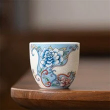 1套中式鎏金雕花玉髓功夫茶具（返校季）
