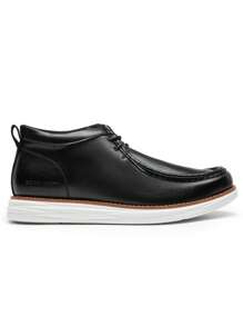 Men's Classic Chukka Boots 2.0  Versatile Dress Casual Footwear Shoes - 黑色 - 查看 6
