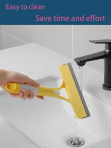 1pc Multifunctional Glass Wiper Household Cleaning Glass Wiper 3-In-1 Wiper Board Mirror Window Cleaner,Kitchen,Bathroom,Home,Household Suppliers - Multicolor - View 7
