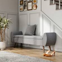 151cm W x 47cm D x 55cm H  Grey