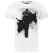 DC Comics Arkham City Mens  Tower T-Shirt - 100% Cotton - (NS4079) - White - View 1