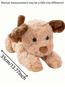 13,7 Zoll süßer Welpen Plüsch Spielzeug Welpen Plüsch Hund Spielmatte Kawaii Simulation Teddy Hund Plüsch Spielzeug Geschenk, süßer Welpen Lockenkopf Welpen Puppe Plüsch Spielzeug große Hunde Puppe Schlummerragg Puppe Geburtstagsgeschenk - mehrfarbig - Übersicht 3