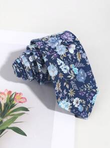 1 Cà vạt nam họa tiết hoa nhỏ giản dị, thích hợp cho các buổi hẹn hò, tiệc tùng, mặc hàng ngày và làm quà tặng - Nhiều màu - Xem 11