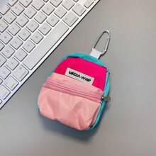 Cute Funny Little Black Person Hanging Bag Phone Case Short Strap Handheld Mini Purse Weird Expression Earphone Case Jeans Waist Bag Card Holder Mini Change Purse Gift For Men And Women Gifts For Mother, Family, Friends, Birthday, Holiday Phone Charm, Phone Chain