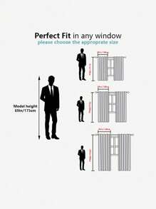 1pc Modern Minimalist Pure White Sheer Voile Window Curtain - White - View 5