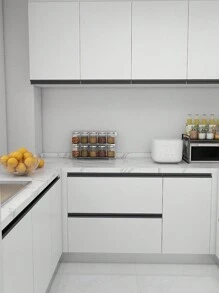 1 Roll Pure White Wallpaper Of Self-Adhesive Peelable Wallpaper, Wall Decor, Room Decor Stickers, Vinyl Decals, Vinyl Stickers, Suitable For DIY Renovation Of Bedrooms, Bathrooms, And Tile Decals. Waterproof PVC Stickers To Decorate Your Room, Birthday Gifts, Graduation Gifts (Width:17.5/19.7in) - Beige - View 10