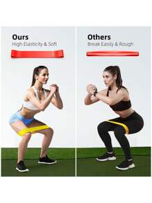 5pcs Yoga Workout Resistance Band - Multicolor - View 6