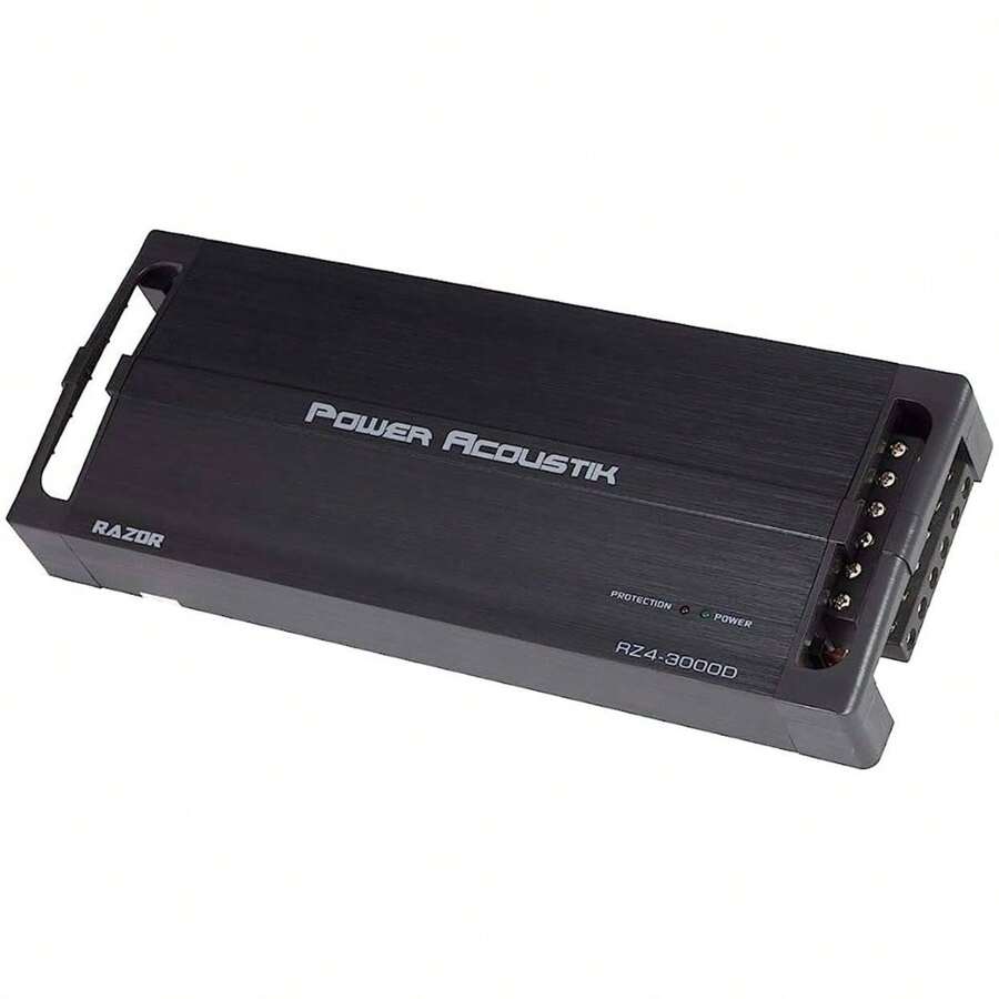 Power Acoustik RZ4 3000D Monoblock 4 Channel Amplifier 3000W Class D