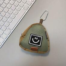Cute Funny Little Black Person Hanging Bag Phone Case Short Strap Handheld Mini Purse Weird Expression Earphone Case Jeans Waist Bag Card Holder Mini Change Purse Gift For Men And Women Gifts For Mother, Family, Friends, Birthday, Holiday Phone Charm, Phone Chain