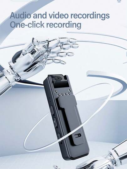 Mini Outdoor Sports Camera, 1080P HD Wearable Cam 180° Rotating Lens, Night Vision, Hours Recording Time, Built In Clip, Portable Travel, Vision Loop Ideal Home (Supports SD Card Recording) view 8